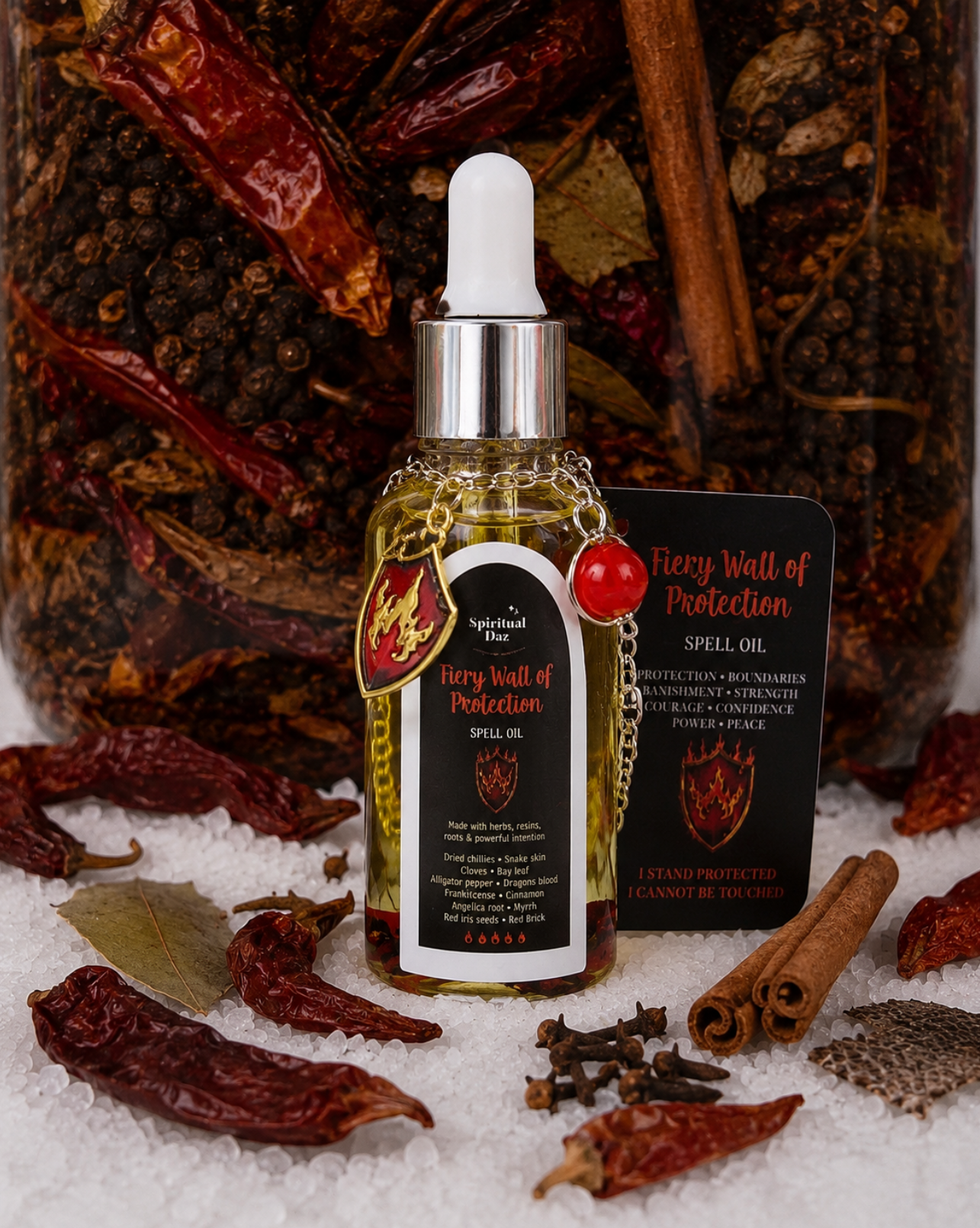 Why’s it Spicy? Fiery wall of protection - Spell oil