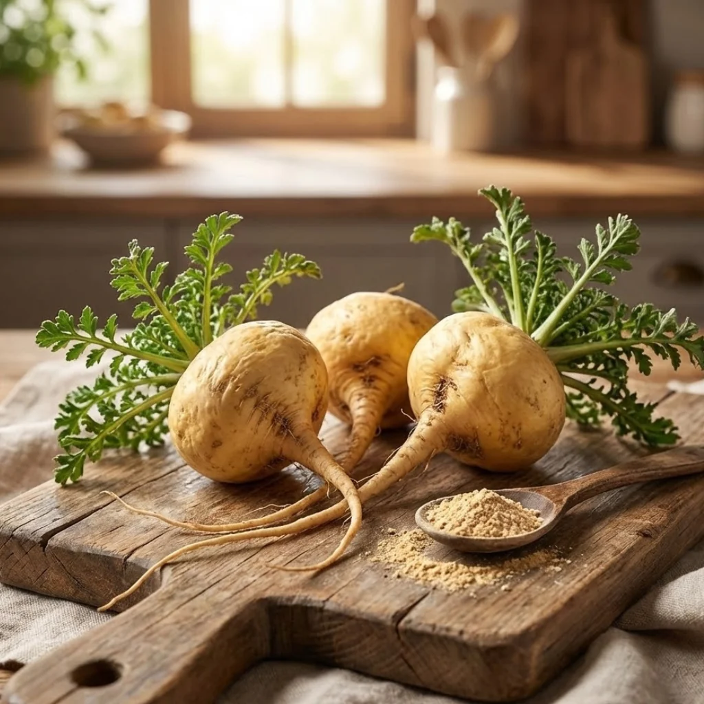 🌱 Maca Root (Lepidium Meyenii)