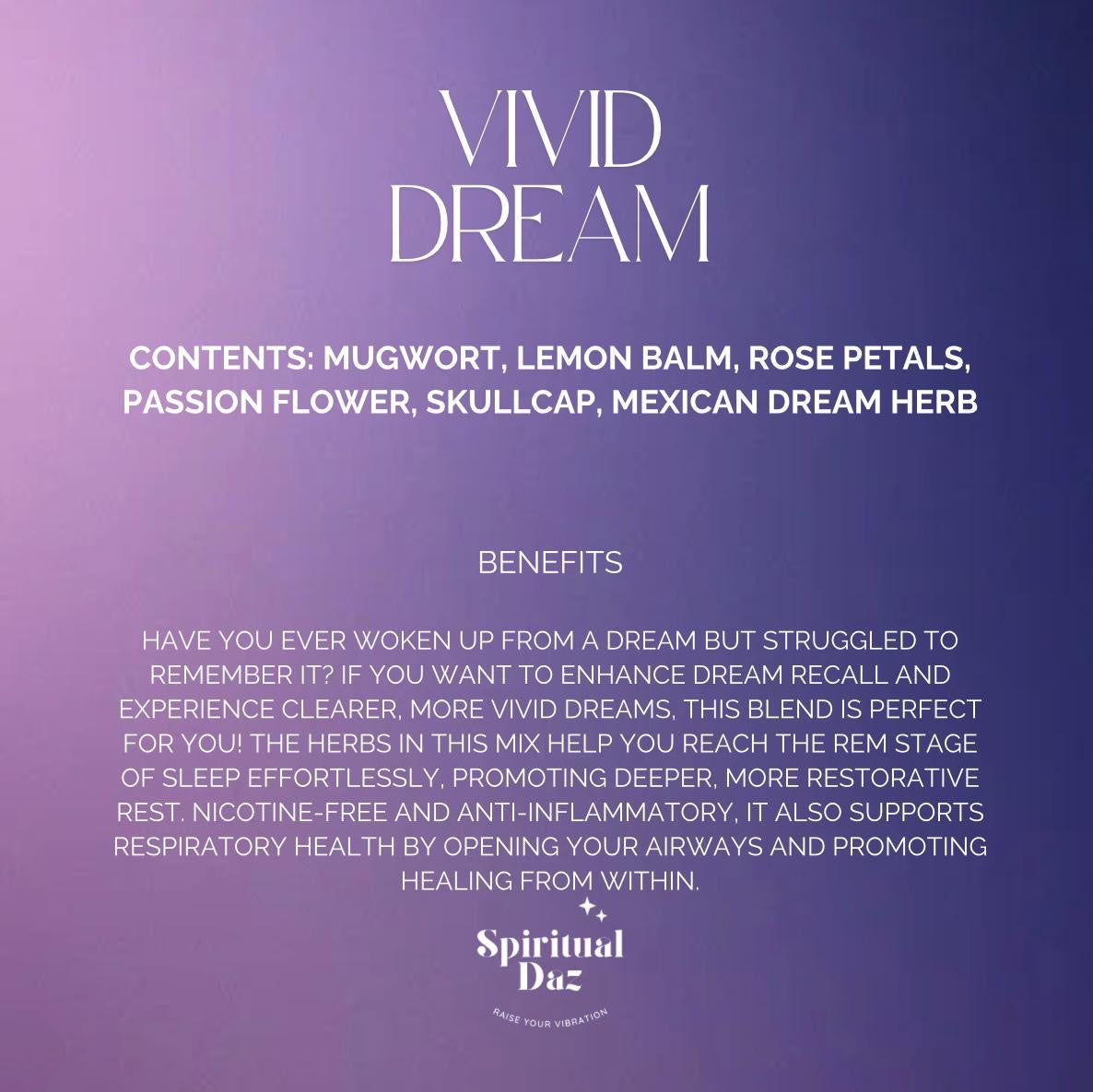 Vivid Dream Herbal Smoke Mix